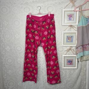 y2k paul frank pink pj pants